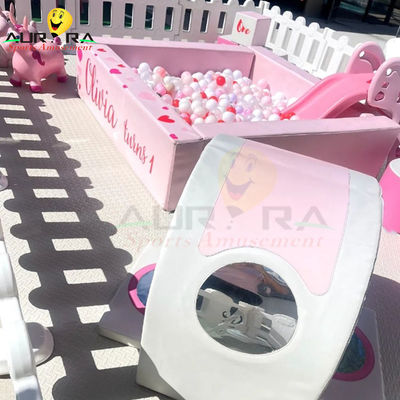 ซื้อ สนามเด็กในบ้าน สนามเด็กเล่น Soft Set Kids Ball Pit Bounce House With Slide online manufacture