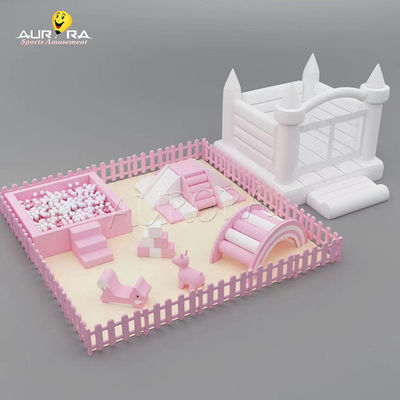 ซื้อ ภายในเด็กเด็กเล่นอ่อนแอ อุปกรณ์การปีนสีชมพูและสีขาว สําหรับงานเลี้ยง online manufacture