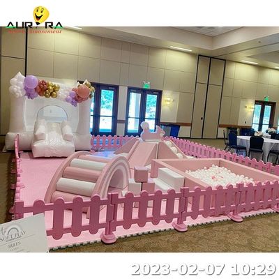 ซื้อ โซฟต์เพลย์ คารูเซล สีชมพู ศูนย์เล่นภายในอาณาเขตพร้อมกับ บอลปิต บอนส์เฮ้าส์ online manufacture