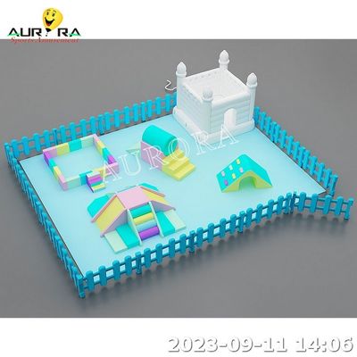 Mua Trò chơi trẻ em Soft Play Set Climber Thiết bị chơi trong nhà Eco Friendly Foam Toys Green online manufacture