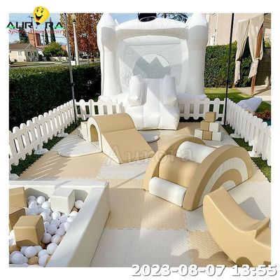 Mua Bộ thiết bị chơi mềm bơm màu trắng màu beige, thiết kế tùy chỉnh online manufacture