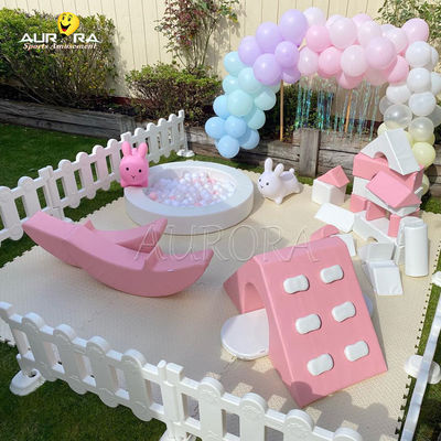 kopen Roze en wit Kinderen zachte speelapparatuur Indoor Outdoor zachte schuim klimmer speelgoed online manufacture