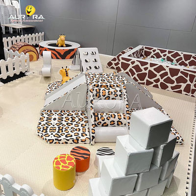 comprar Temática silvestre Zona de equipo de juego suave para niños Bloques de escalada de espuma niño pequeño online manufacture