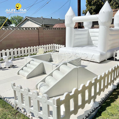Mua Soft Play Climbers Thiết bị sân chơi trong nhà White Bouncy Castle Toddler online manufacture
