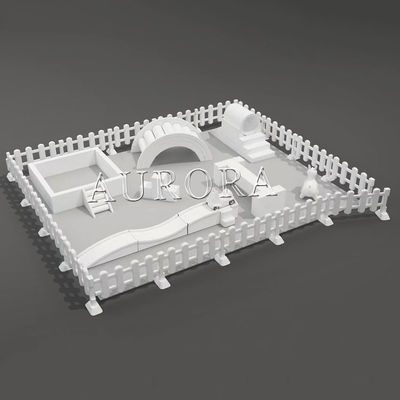Mua Tùy chỉnh tất cả màu trắng kích thước nhỏ sân chơi trong nhà thiết bị chơi mềm cho bữa tiệc online manufacture