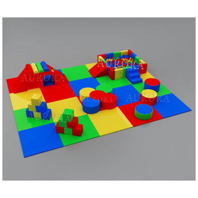 Mua Tùy chỉnh Soft Play Thuê Thiết bị leo núi Trượt tuyết Chơi màu sắc bọt khối Set online manufacture