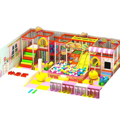 acheter 2 à 12 ans Enfants en bas âge Équipement de terrain de jeu intérieur Ensemble de jeu avec glissière et trou de balle en mousse online manufacture