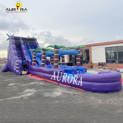 Buy Purple Inflatable Playground Slide For Schools And Day Cares online manufacture