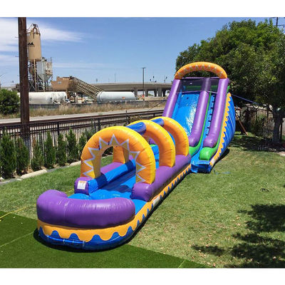 ซื้อ สไลด์ยักษ์ยาว 40 ฟุต ปลอดภัย สไลด์อัดอัด N Slide Jumbo Aqua Slide Slide online manufacture