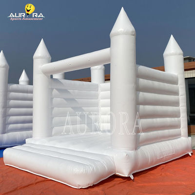 Mua Lâu đài lơ lửng bơm trong nhà Đám cưới trắng Lâu đài nhảy Lâu đài lơ lửng online manufacture