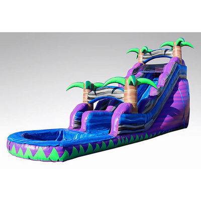 Beli Outdoor Water Slide Jumper Inflatable Bouncer House Slide Pohon Biru Untuk Dijual online manufacture