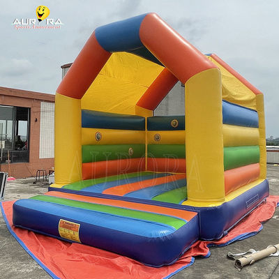 Buy Yellow Blue Inflatable Bounce House Bouncy Castle Indoor Outdoor Bouncy House online manufacture