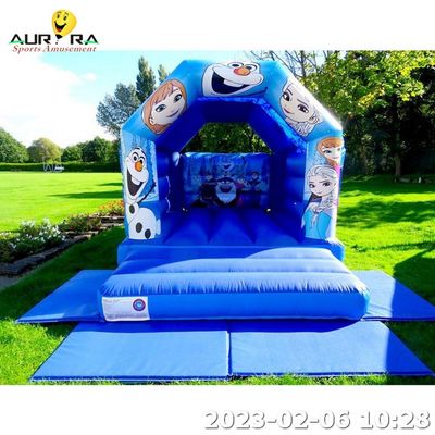 satın al Blow Up Bounce House Buz ve Kar Romantik Şişme Bouncy Castle Karikatür Teması online manufacture