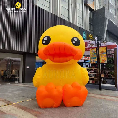 kaufen Custom Design Riesen aufblasbare Gelbe Ente Oxford / PVC aufblasbare Cartoon Charaktere online manufacture