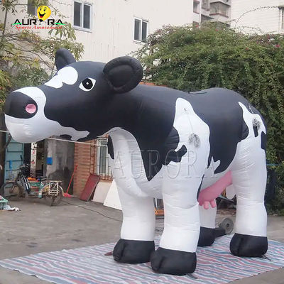 ซื้อ 5m ความยาวยักษ์ โฆษณา Inflatables วัวนมเพื่อการส่งเสริมการแสดง online manufacture