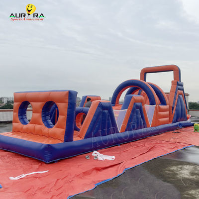ซื้อ 0.55mm PVC Outdoor Blow Up Obstacle Course โรงพนันบอนส์ฮอส ไม่เป็นพิษ สีเด่น online manufacture