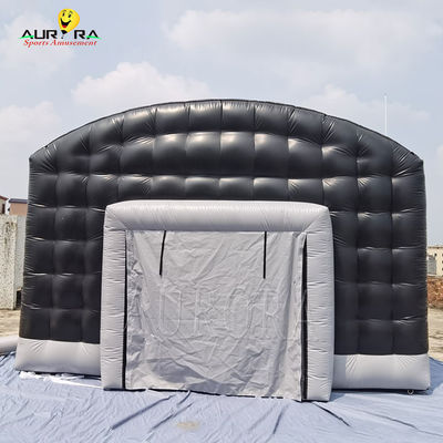 खरीदें काले रंग का मोबाइल inflatable नाइट क्लब टेंट ब्लो अप डिस्को टेंट CE EN14960 अनुमोदित online manufacture