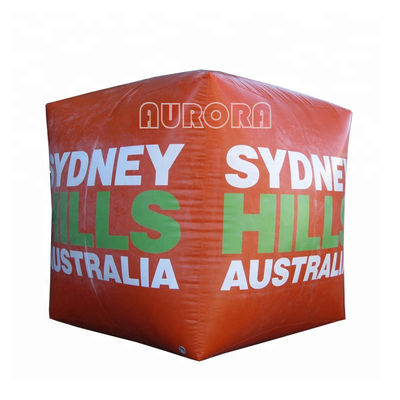 Beli 0.9mm PVC Inflatable Swim Buoy Bentuk persegi Air Terapung Kubus Logo Disesuaikan online manufacture