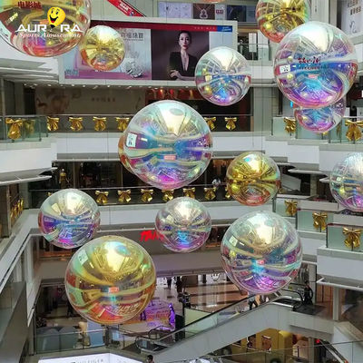 Beli Pink PVC Inflatable Mirror Balls Dekorasi Acara Big Shiny Balon 1m-5m Diameter online manufacture