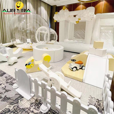 ชื่นชอบเด็กขาว Soft Play Set สนามเด็กเช่าธุรกิจ Soft Baby Climb