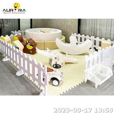 Thiết bị chơi mềm màu trắng Soft Play Package Indoor Outdoor Playground Climber