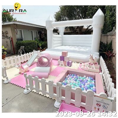 บอลปิท กับสไลด์ สีขาว บอลปิ๊งบอล บ้านกระโดด Soft Play Package