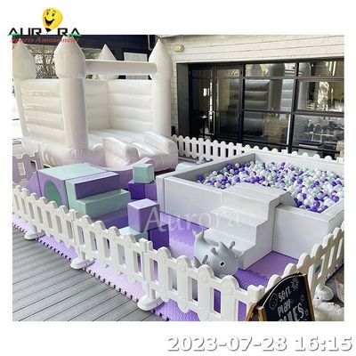 紫色 ソフト 遊び具 子供向け 屋外 ソフト 遊び場 ボール 穴
