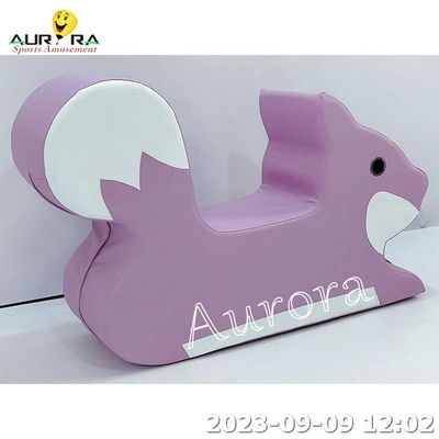 สีม่วง Soft Play เด็กเล็ก ๆ พาร์ตี้จ้าง Rockers สัตว์เด็ก อุปกรณ์เล่น Soft