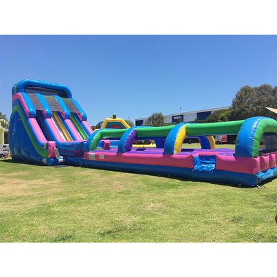 Sgombero gonfiabile con scivolo d'acqua 24m Outdoor Bambini Personaggio di cartone animato personalizzato