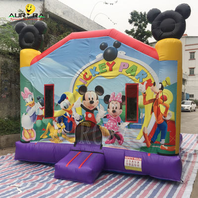 Minnie Mouse inflável casa de salto inflável castelo Mickey Jumping para crianças parque