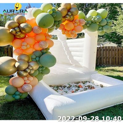 Inflatable Bounce House Commercial Outdoor Party Rental Equipment Kids White