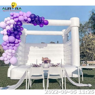 Casa gonfiabile Commerciale 13x13ft Jumper gonfiabile White Moon Bounce