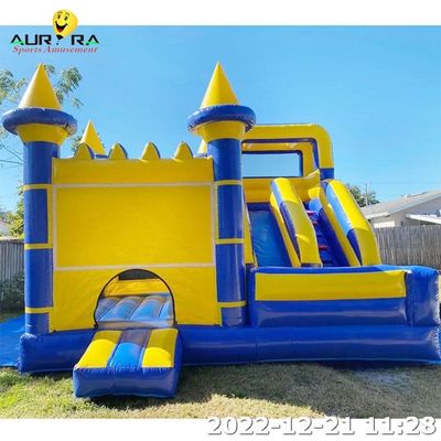 Bounce Houses Bouncer bơm lên được tùy chỉnh Princess Bouncy Castle With Slide