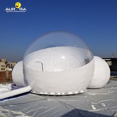 2 मीटर सुरंग के साथ पारदर्शी inflatable पीवीसी बुलबुला घर