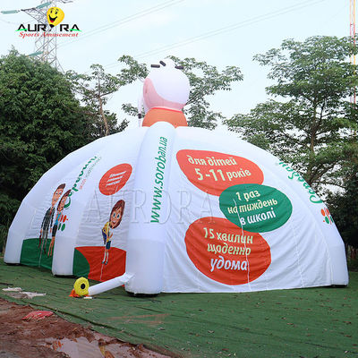 0.6mm PVC Outdoor Nightclub Blow Up Tent With 6 Legs Commercial Advertising Campaign
